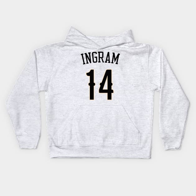 Brandon Ingram Pelicans Kids Hoodie by telutiga